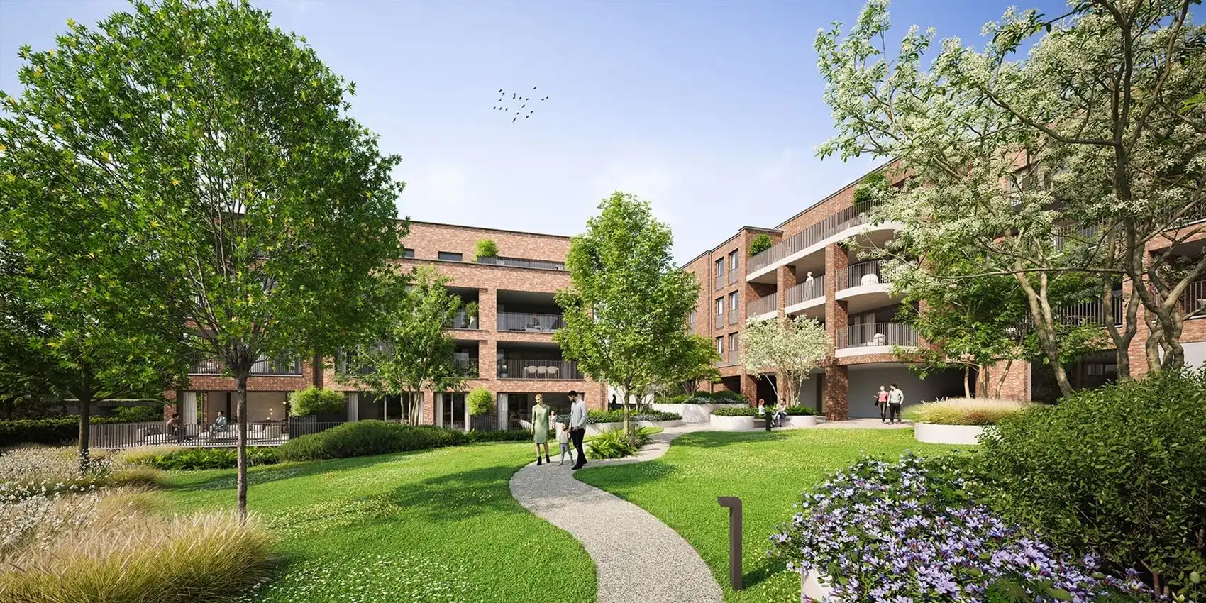 Tweeslaapkamer appartement met overdekt zuid-west terras foto 18