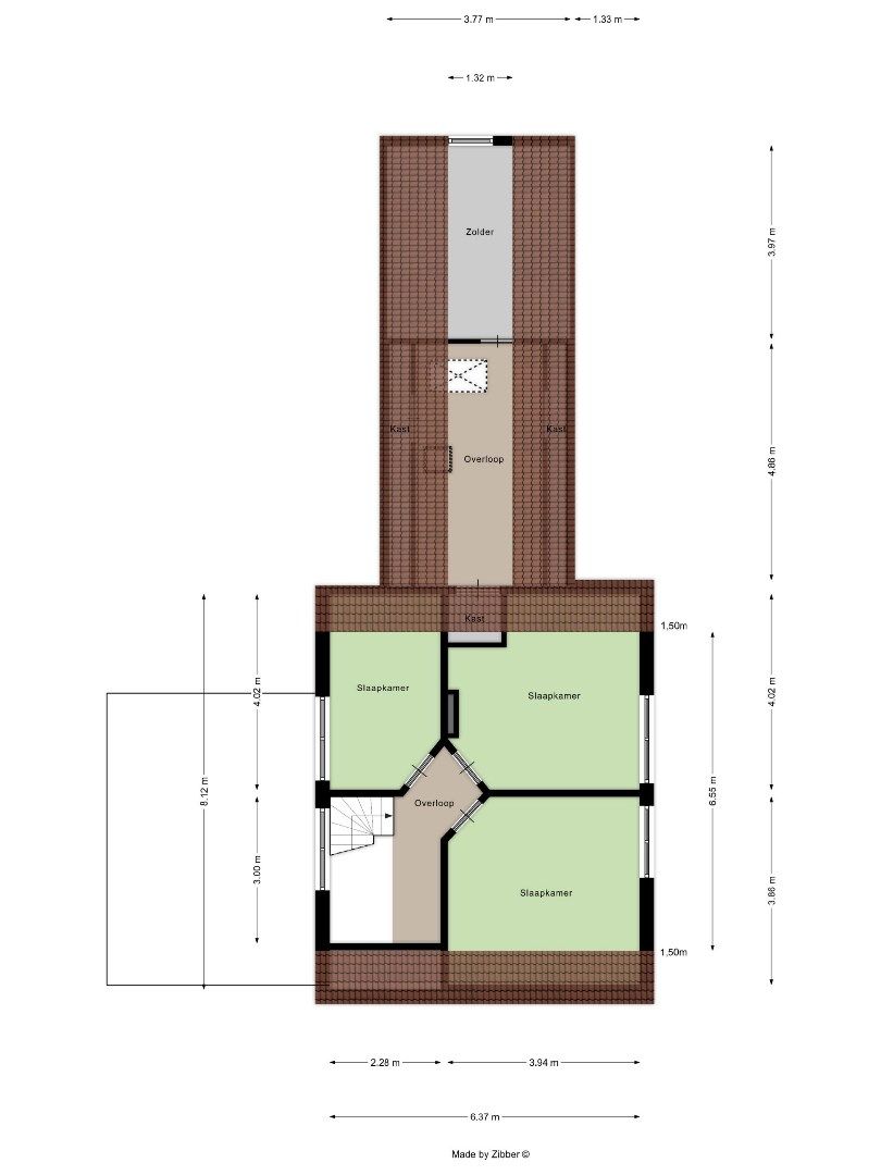 TE RENOVEREN WONING MET 4 SLAAPKAMERS, GESLOTEN GARAGE, WERKRUIMTE OP EEN PERCEEL VAN 817 M²!    foto 28