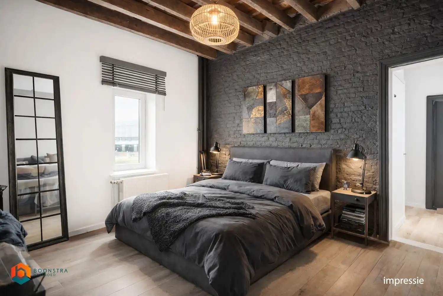 Karaktervol gerenoveerd app met 2 slpkrs in Hoboken foto 14