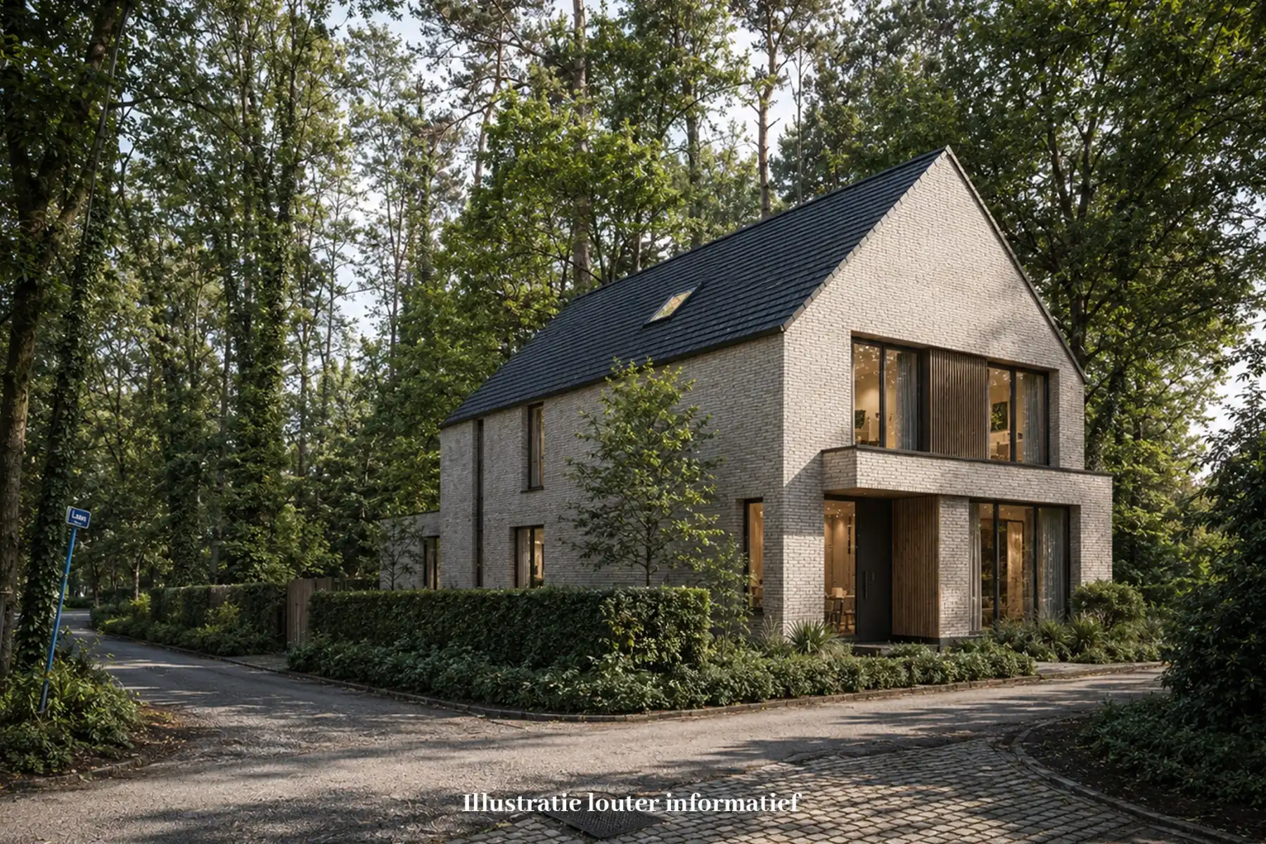 Exclusieve, ruime bouwgrond in het groen foto {{pictureIndex}}