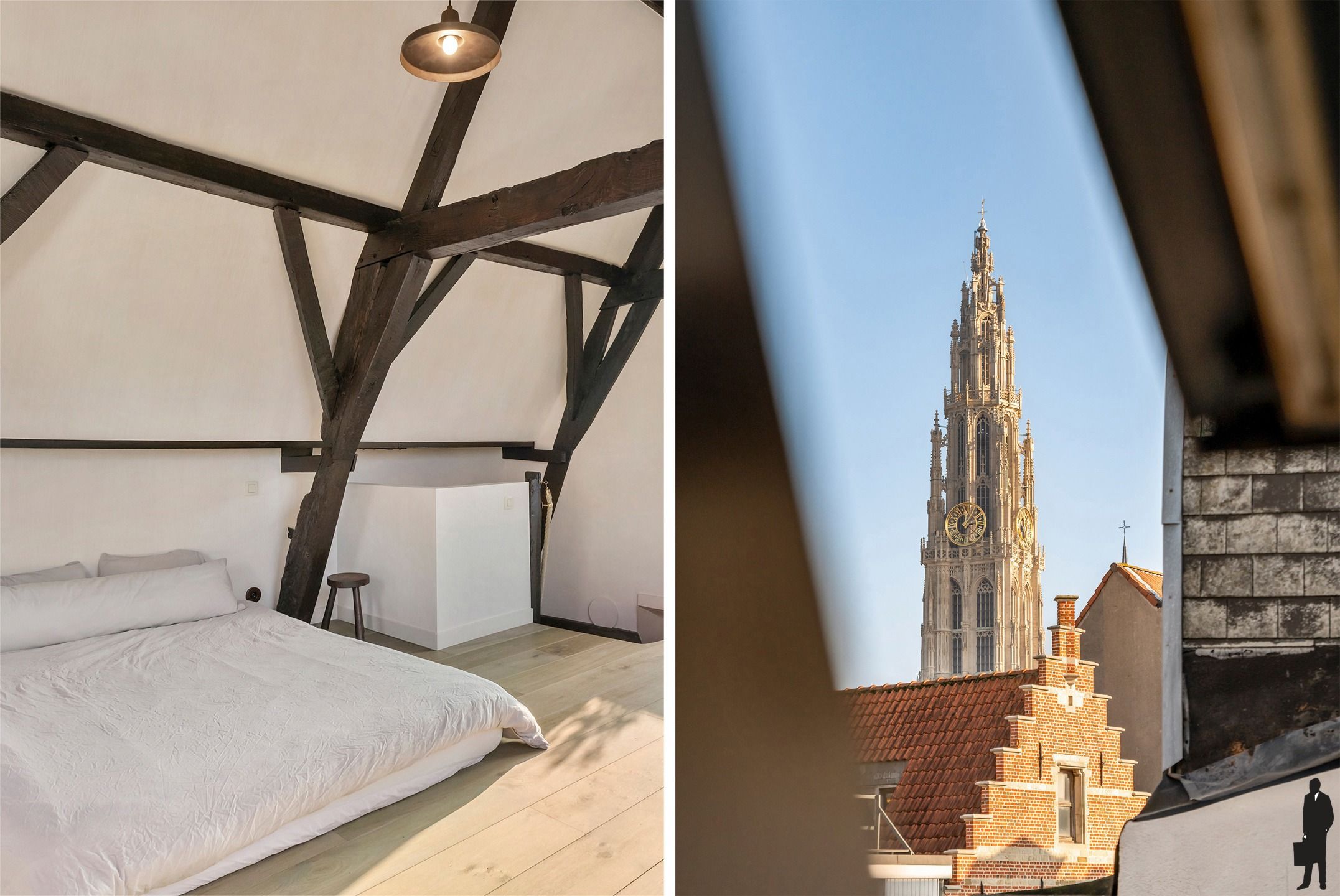 Neoclassicistische stadswoning uit de 19de eeuw met zicht op de Schelde en de Kathedraal foto 22