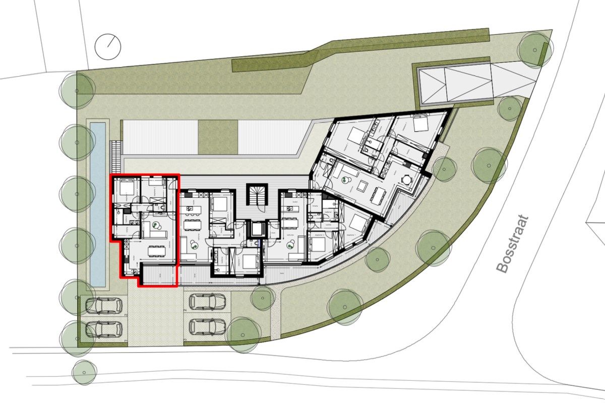 APPARTEMENT 2.1 : 83,01 m2 - 1640 SINT-GENESIUS-RODE foto {{pictureIndex}}