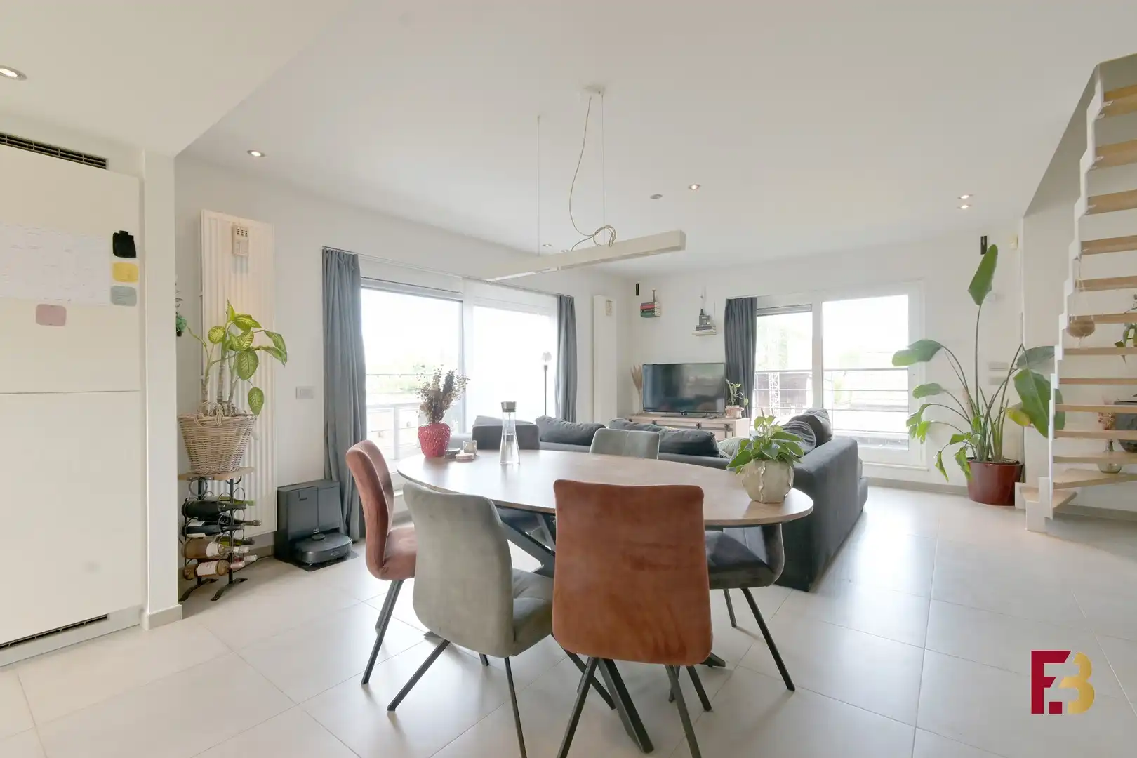 Duplex appartement in het groene Massemen foto 2