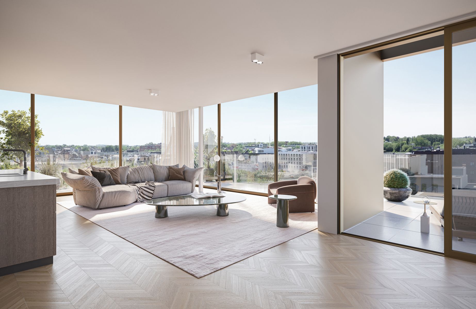 Stijlvolle appartementen vlakbij de Leieboorden. foto 4