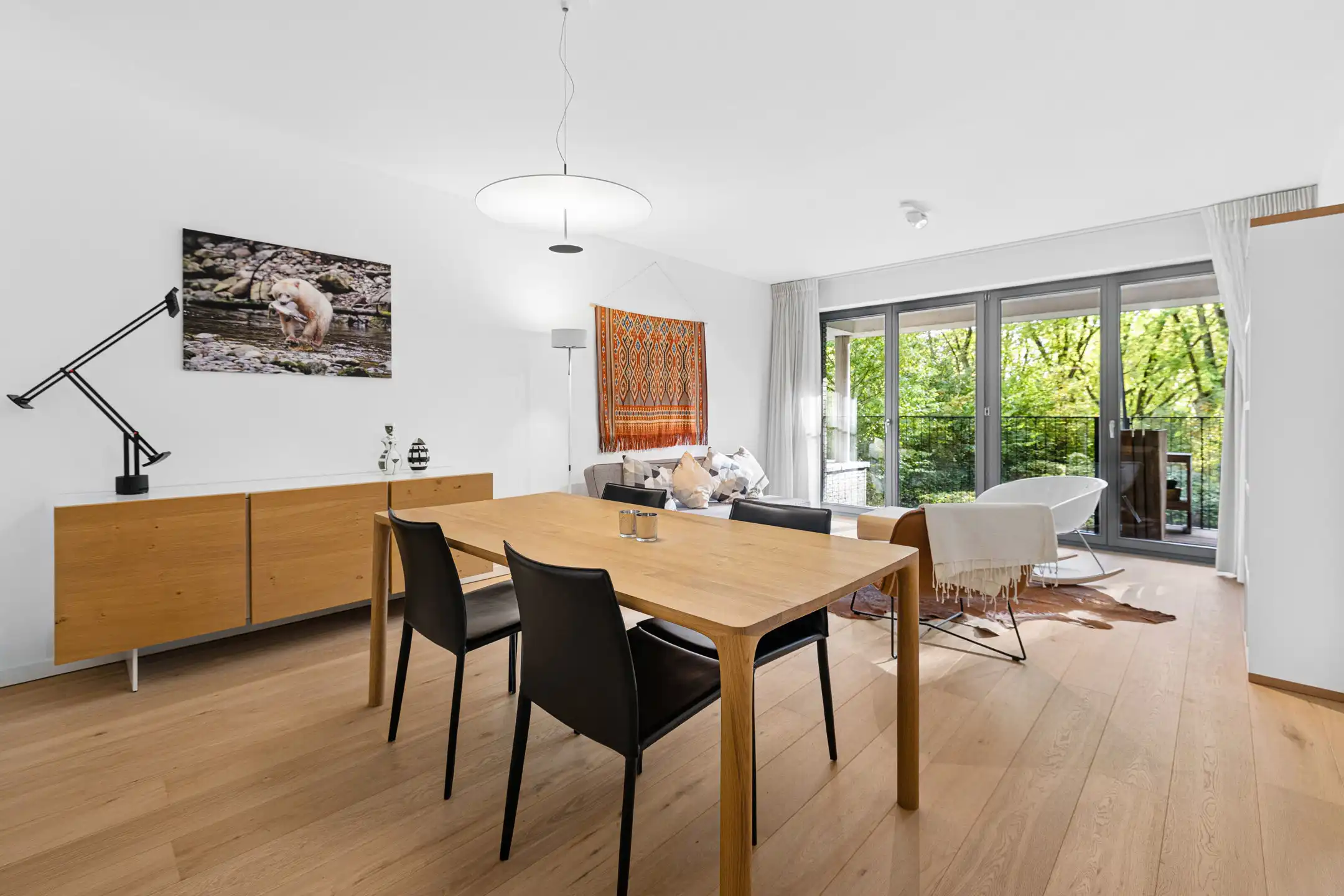 ELSENE, appartement met 1 kamer, terras en groen uitzicht foto 6