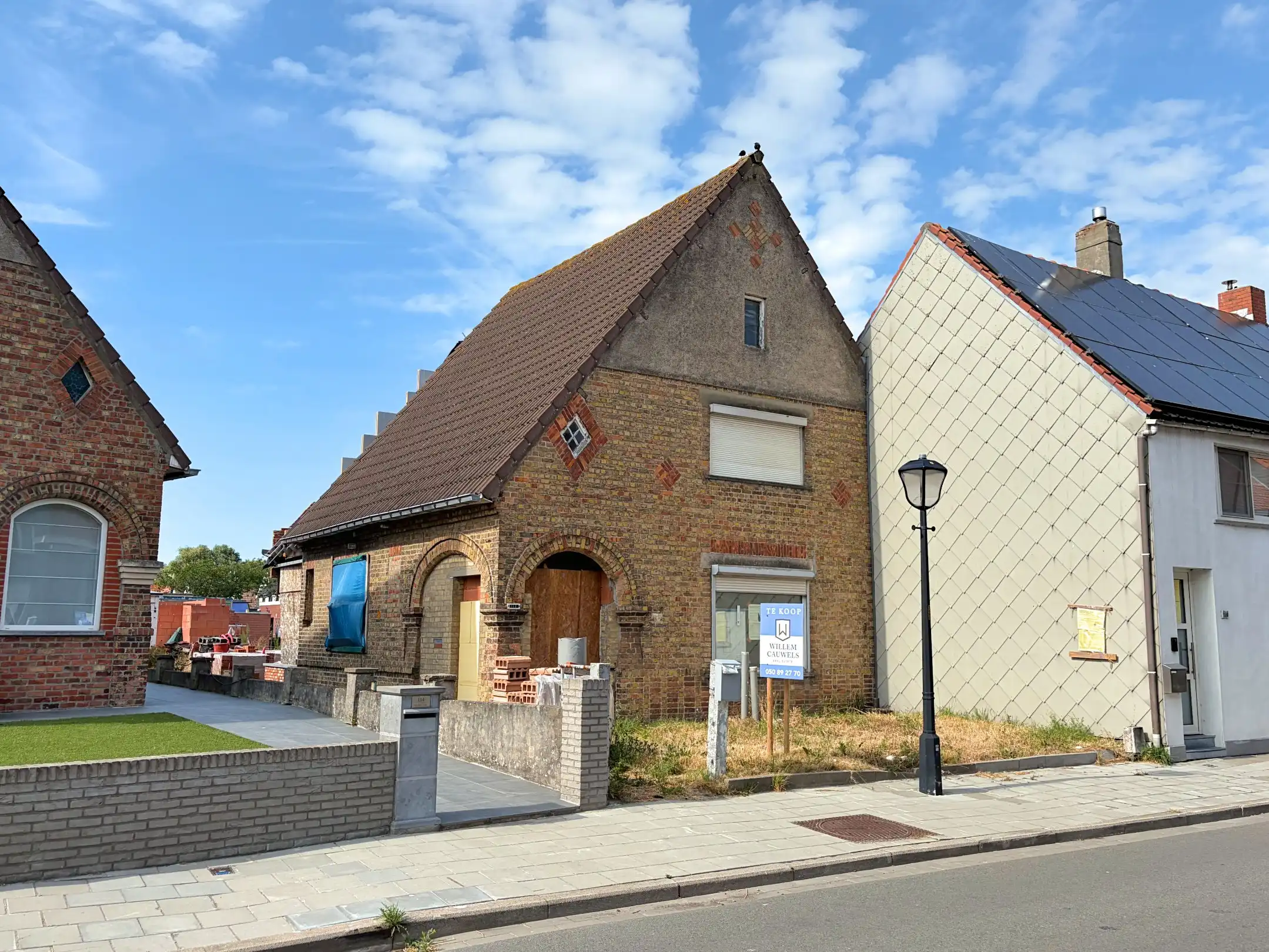 Halfopen woning met grote tuin in ruwbouwfase foto 9