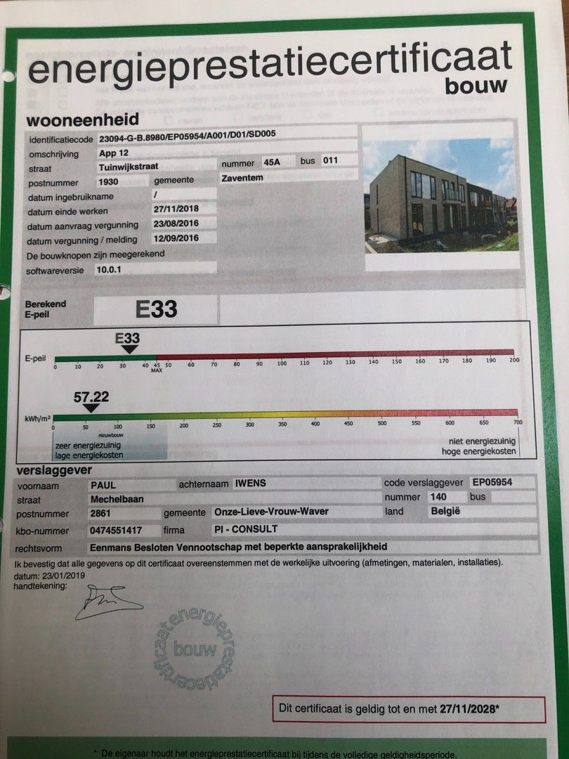 Modern en energiezuinig appartement (EPC A) met 2 slaapkamers, 2 parkeerplaatsen met laadpaal – onmiddellijk beschikbaar foto 15
