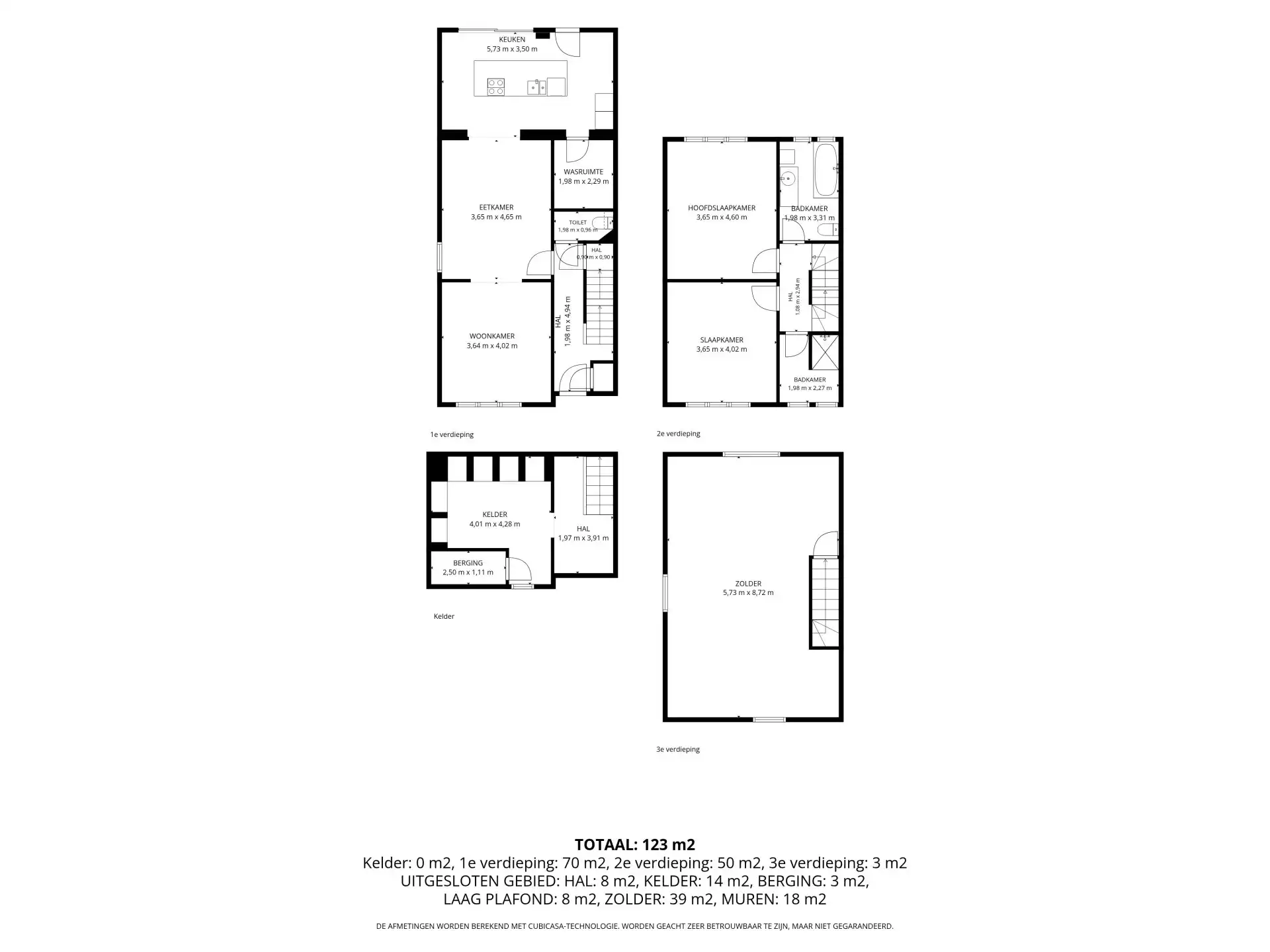 Woning met 2 slaapkamers, 2 badkamers, ruime zolder en tuin foto 17
