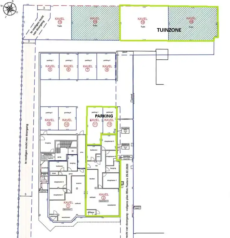 Ruim gelijkvloers appartement met 3 SLPKS, tuin en twee overdekte staanplaatsen !  foto 26
