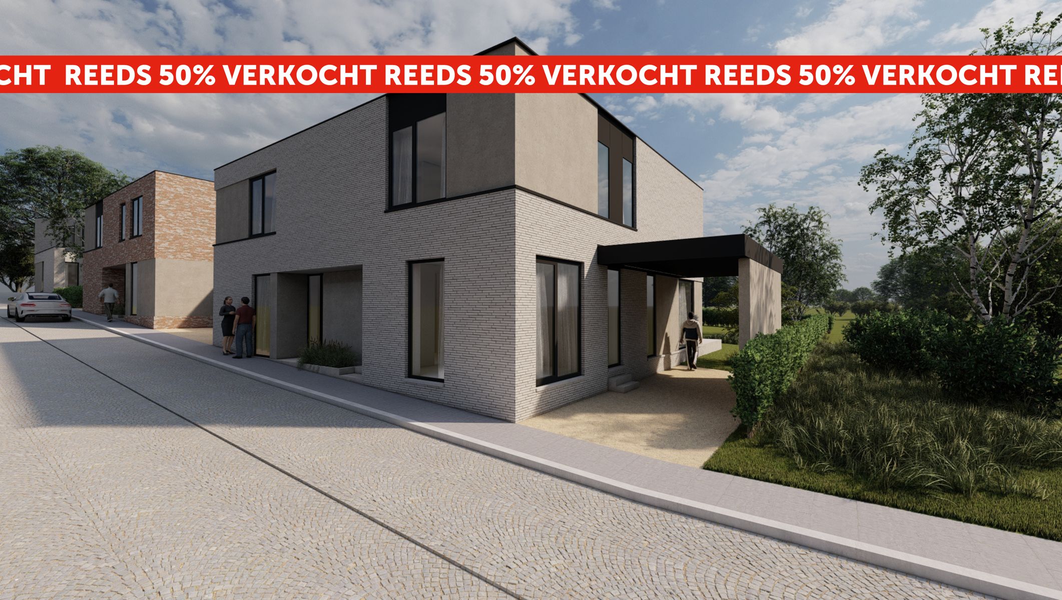 Hoekwoning met vier slaapkamers, garage en tuin foto 2