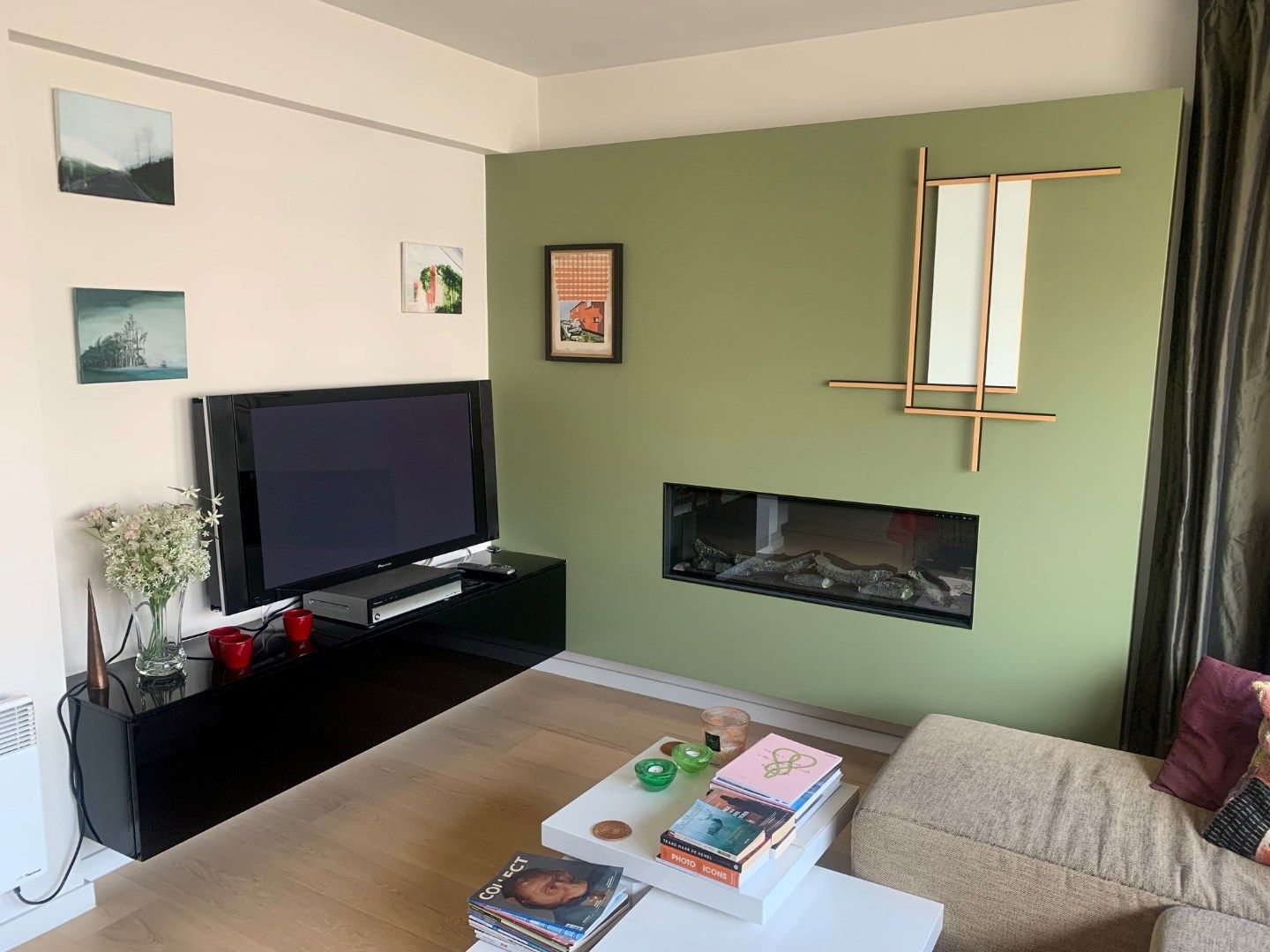 Gemeubeld appartement met twee slaapkamers én garagebox - frontaal zeezicht foto 13