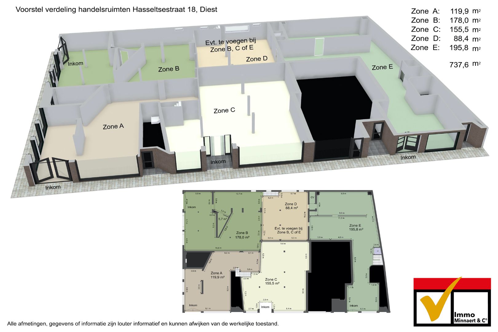 Diverse handelsruimtes in centrum Diest foto 4