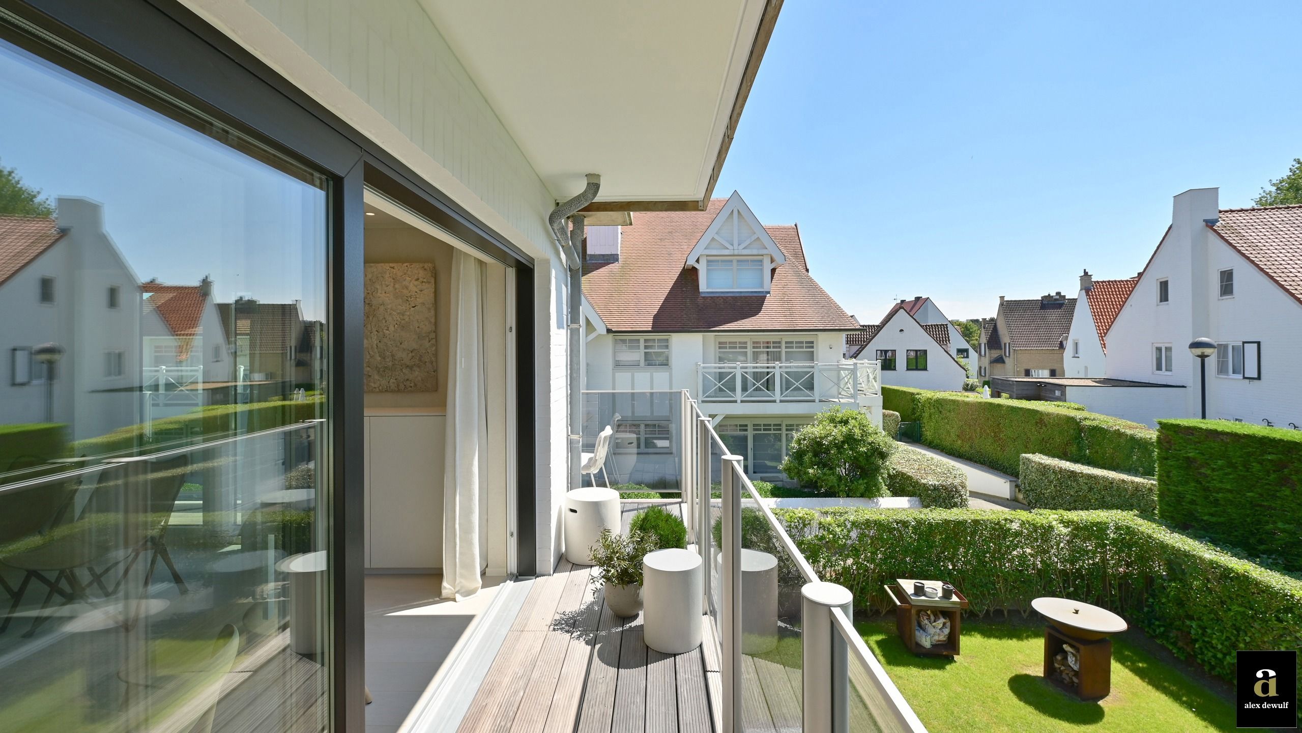 Uniek hoekappartement (3 slpk) met terrassen te Duinbergen  foto 9