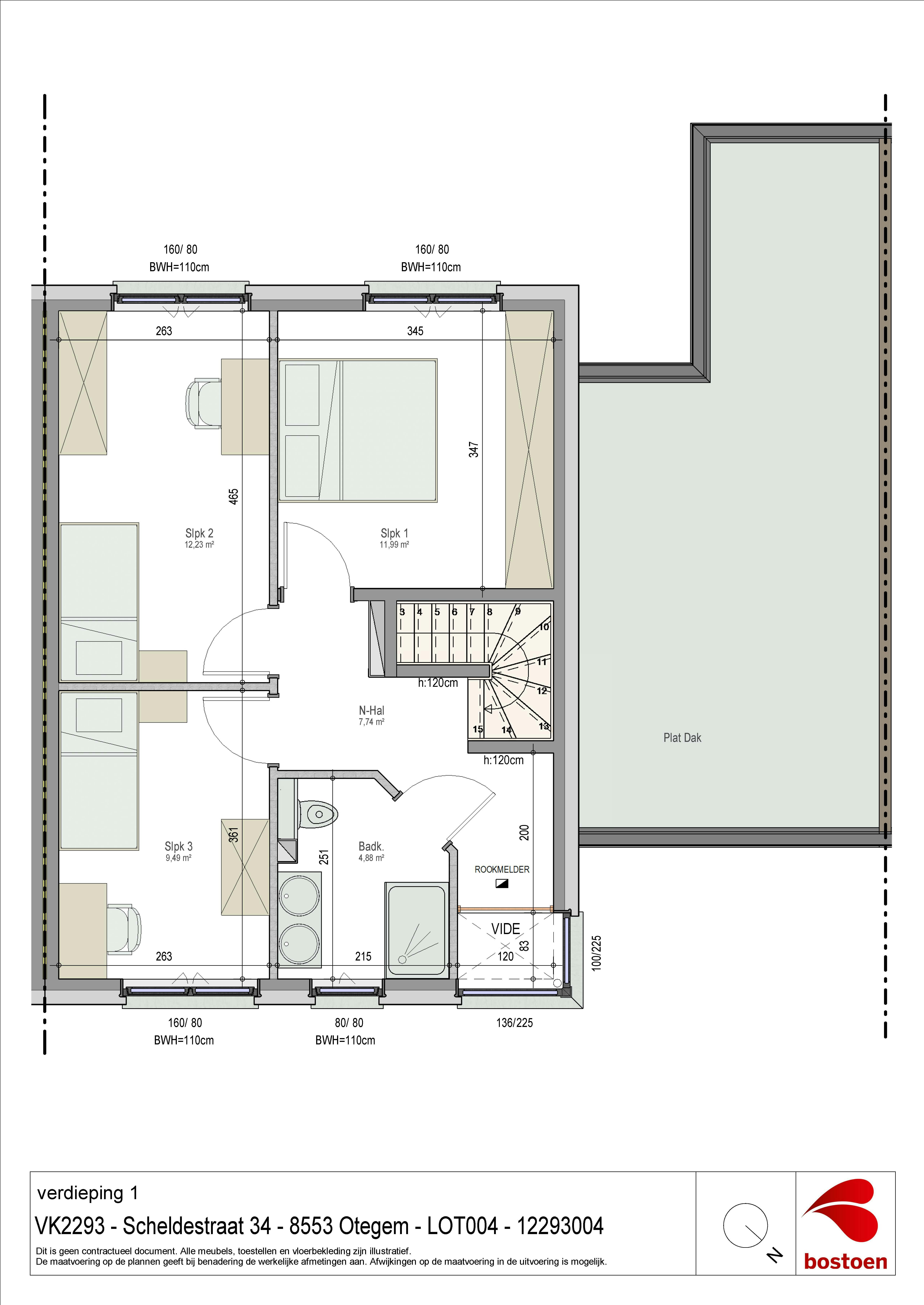 Moderne nieuwbouwwoning met 3 slaapkamers, tuin en carport in Zwevegem foto 4