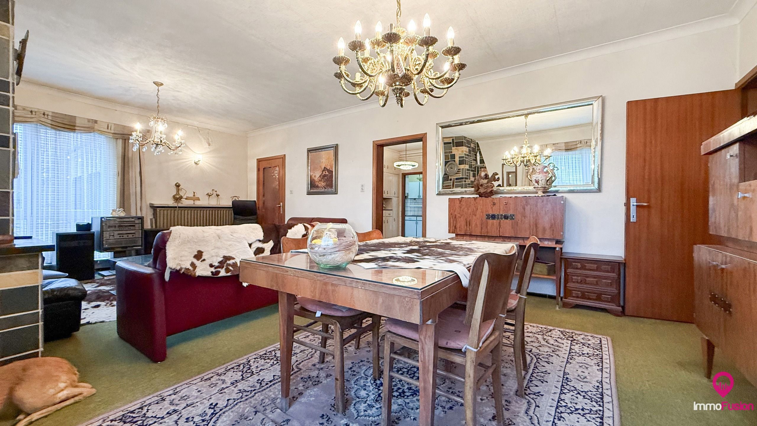 Bungalow met grote werkplaats en weide op 42 are in Alken foto 6