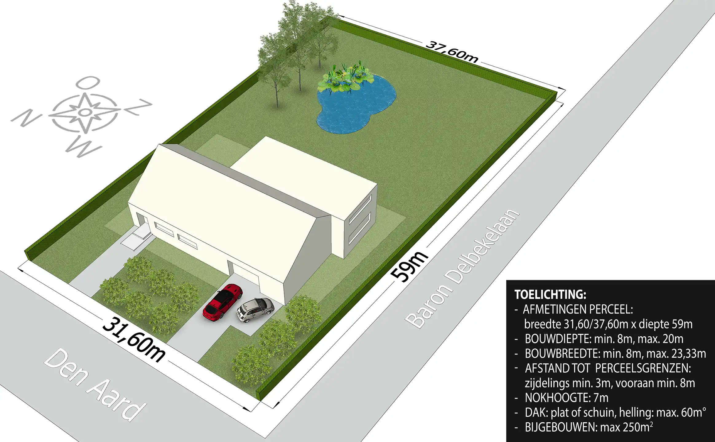 Hoekperceel van ca. 2.029 m² in rustige, groene ligging! foto {{pictureIndex}}