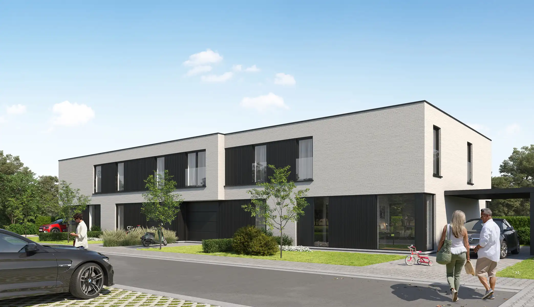 Moderne, halfopen woning foto {{pictureIndex}}
