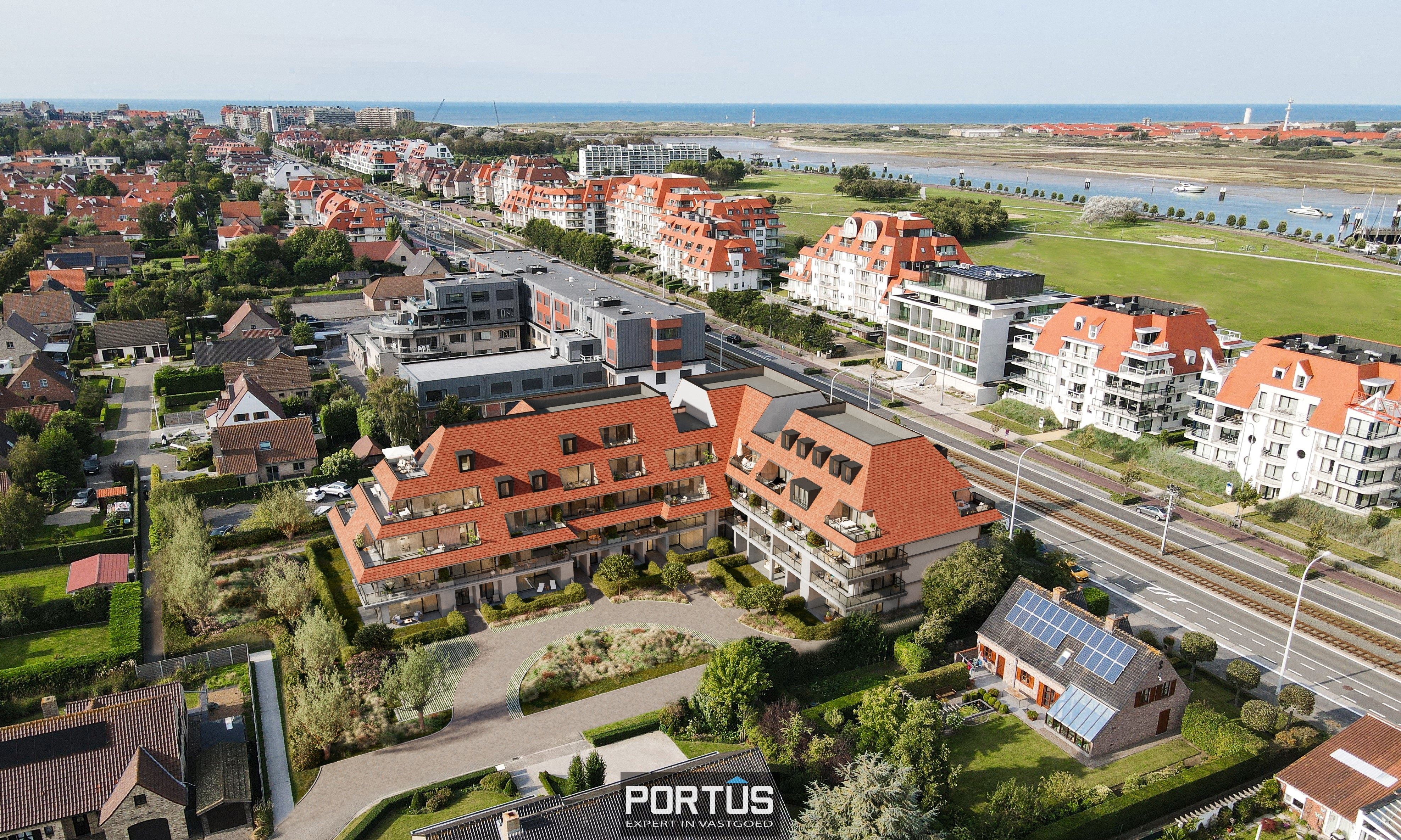 Nieuwbouwappartement te koop met 3 slaapkamers in Residentie Portanic te Nieuwpoort foto 2