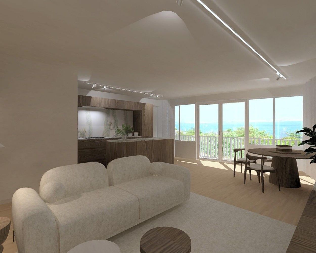 Gerenoveerd 2-slaapkamerappartement met zeezicht en zonnig terras te Oostende! foto {{pictureIndex}}