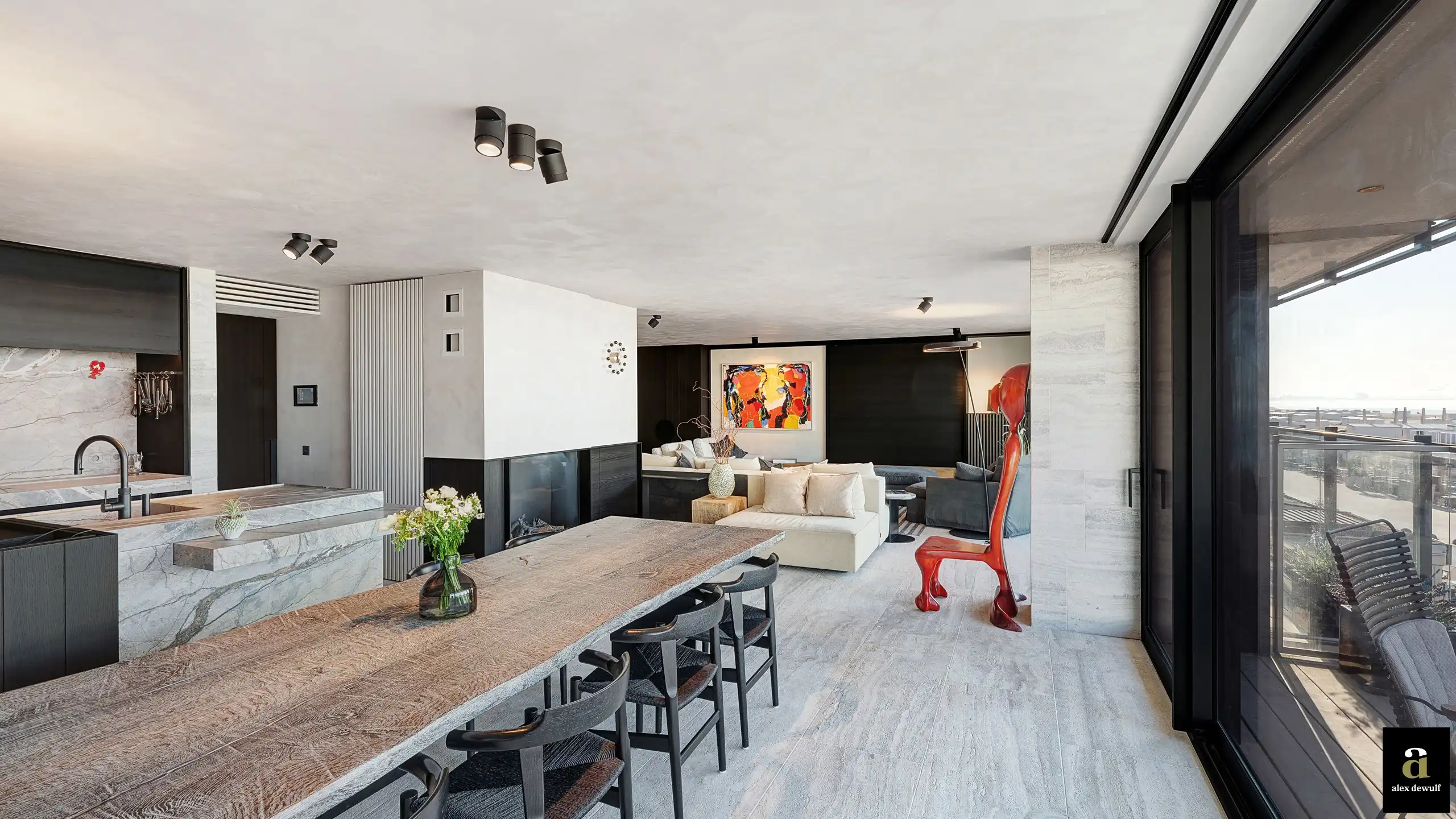 Exclusief appartement van 243 m² met 12,5 m gevelbreedte en panoramisch zeezicht foto 6
