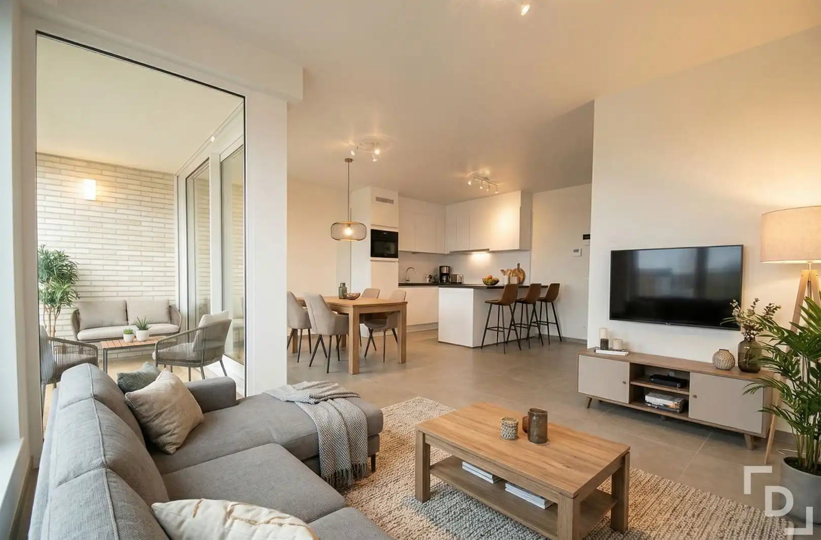 Nieuwbouwappartement met carport te huur te Ieper foto {{pictureIndex}}