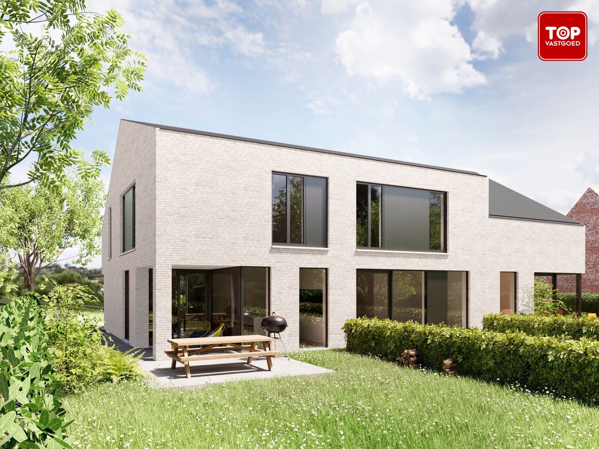 Moderne gesloten nieuwbouw op een top locatie in de Gentse rand foto 5