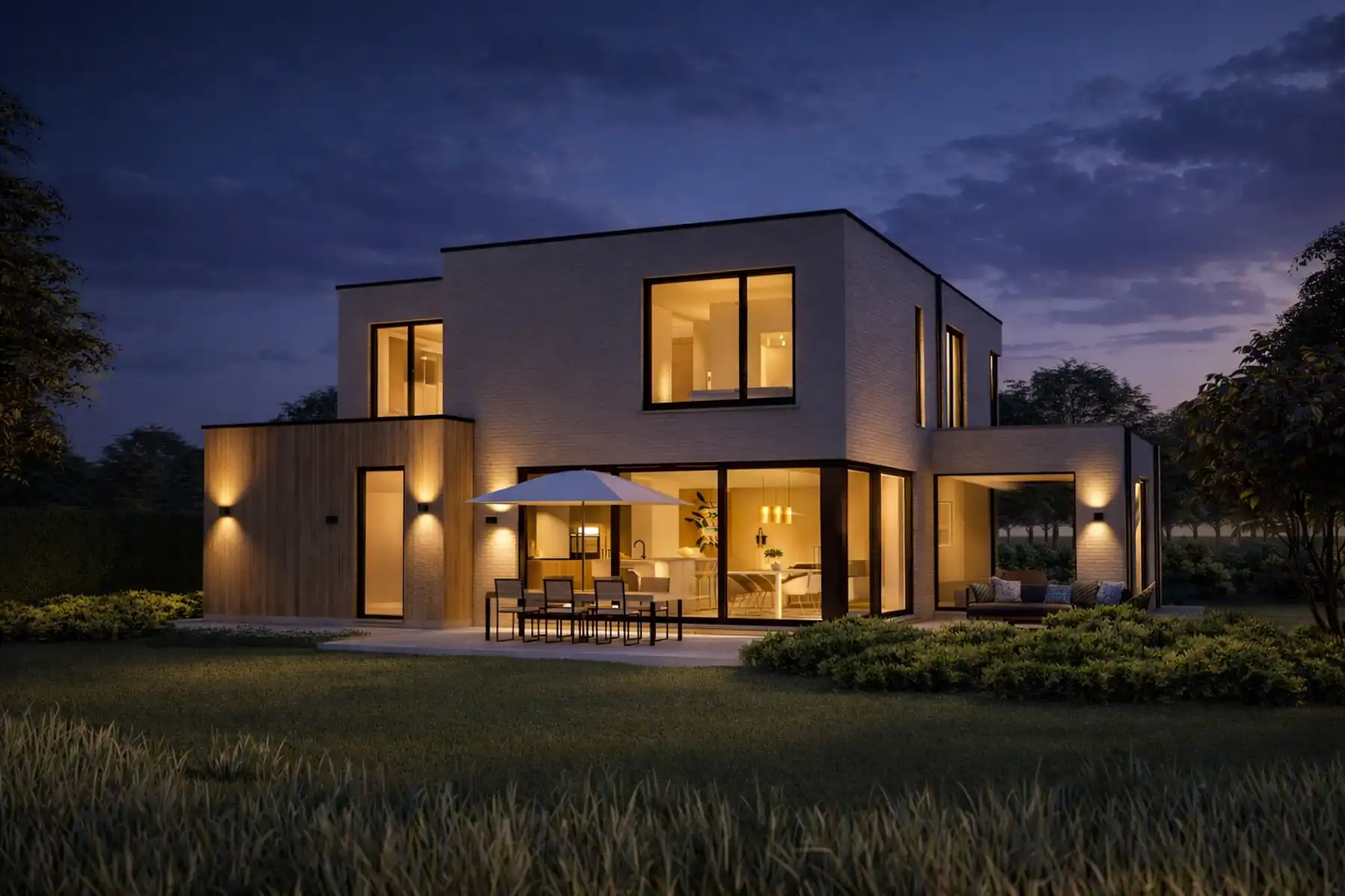 Strakke nieuwbouwvilla in groenrijk en rustig Schilde foto 4