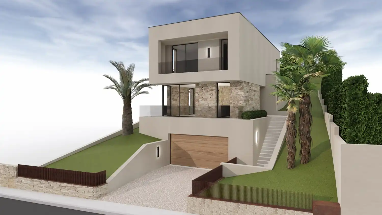 Energiezuinige nieuwbouwvilla met zeezicht en zwembad in Calonge, Girona foto {{pictureIndex}}