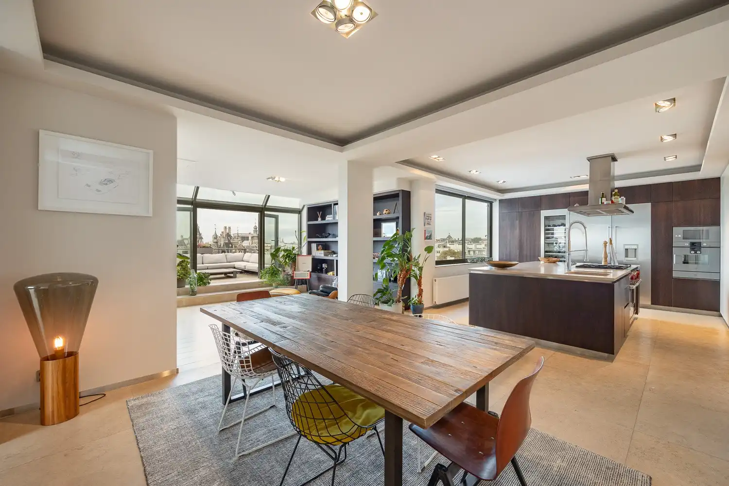 Fantastische energiezuinige penthouse (EPC B!) aan de Nationale Bank met 2 slaapkamers en 2 badkamers, zalig terras 20m², ruime kelder en 2 optionele garages foto 11