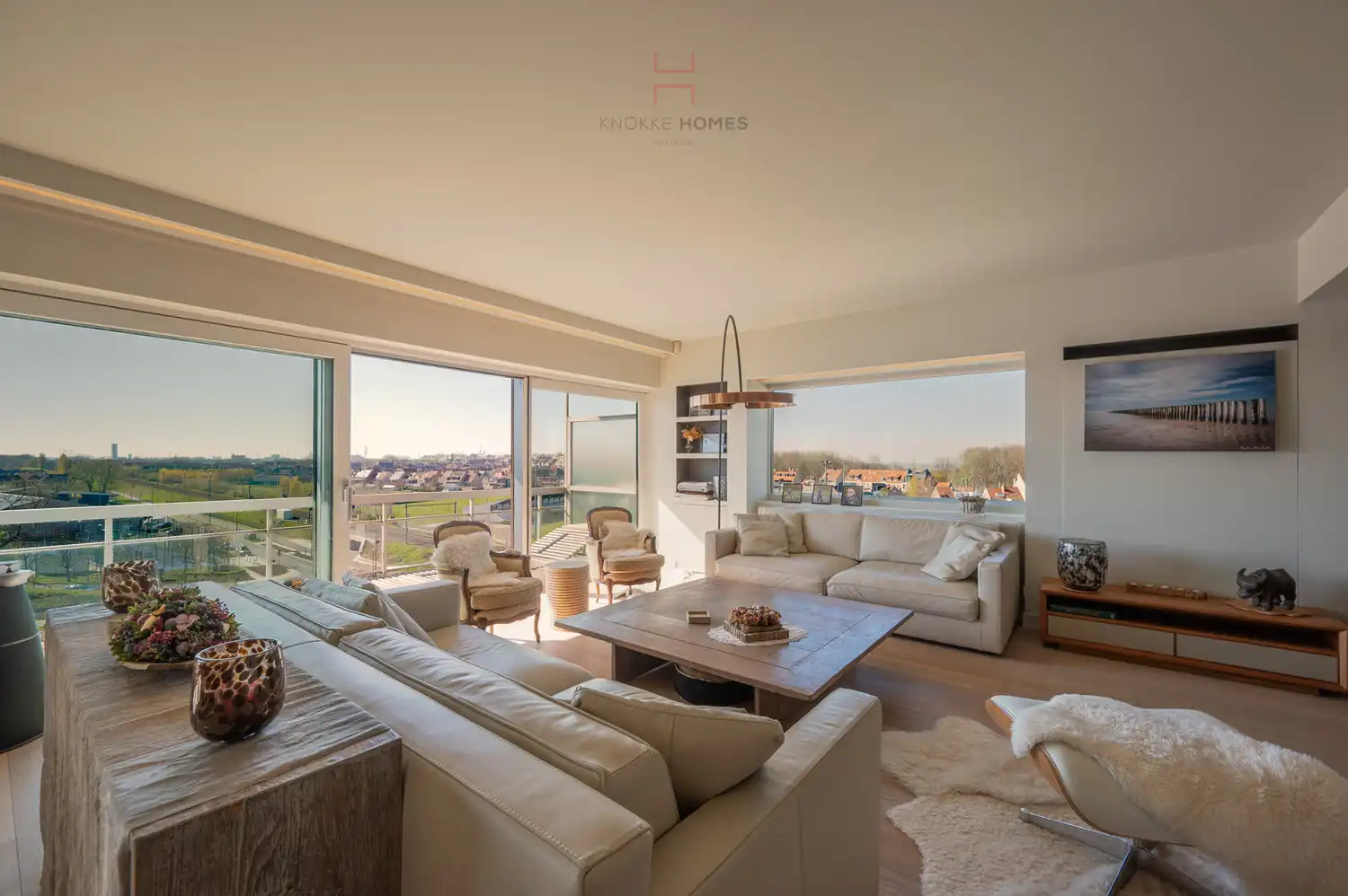 Riant appartement met open zicht over het meer van Duinbergen foto 4