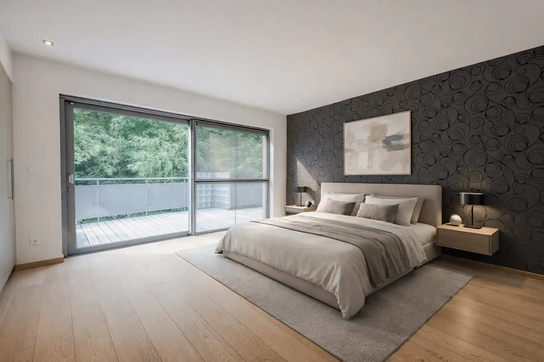 Luxe, ruime penthouse (192m²) met groot terras tegen het bos foto 15