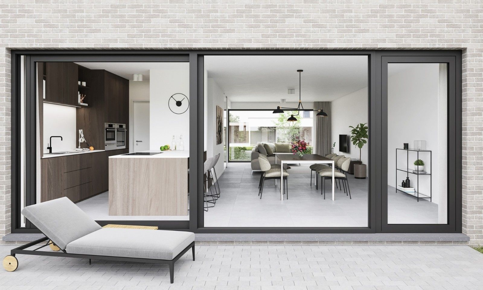 Lot 5: Halfopen bebouwing met 3 slpk., tuin en fietsberging foto 4