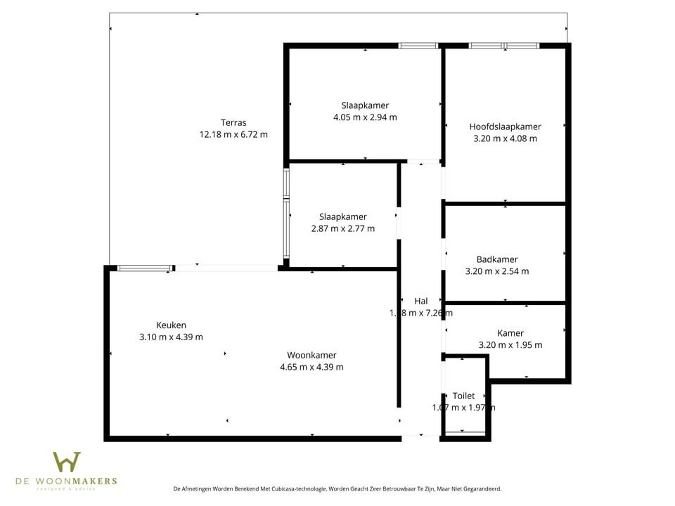 MODERN GELIJKVLOERS APPARTEMENT MET TERRAS EN STAANPLAATS IN SINT-TRUIDEN foto 36