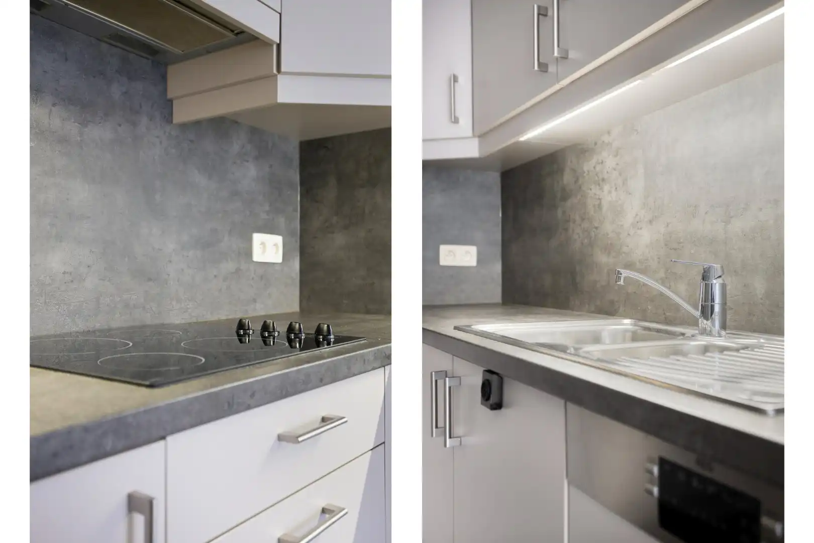 Instapklaar gelijkvloers appartement met 1 slpk, tuintje en autostaanplaats in het centrum ! foto 6