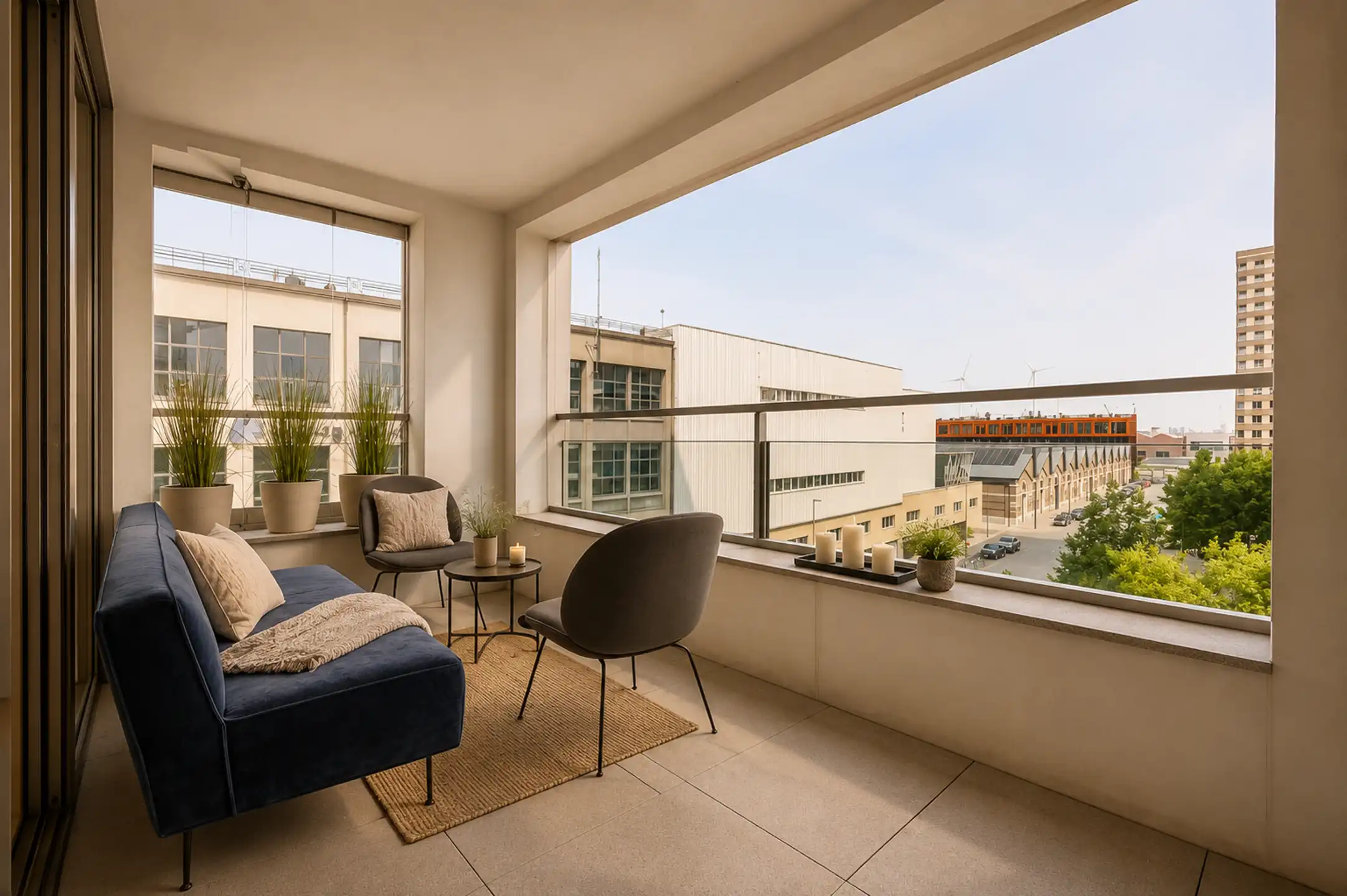 Stijlvol appartement met terras aan het Eilandje foto 8