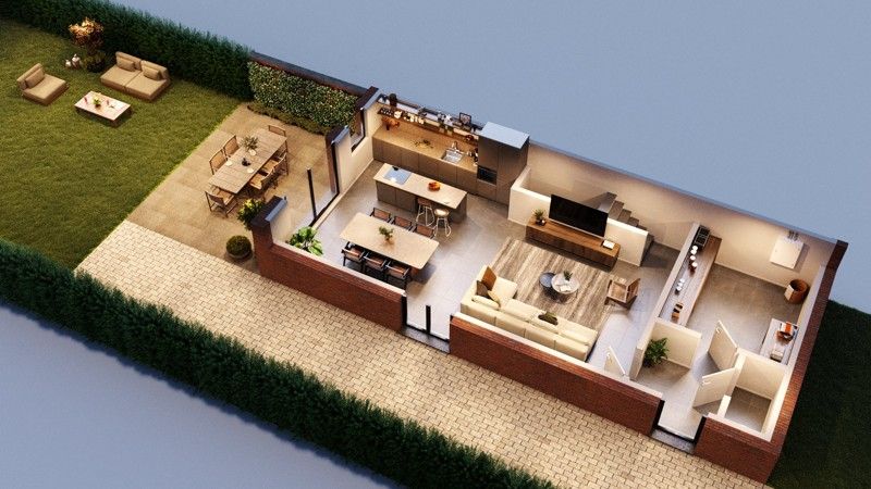 Project AHM te Maasmechelen: LAATSTE woning in half open bebouwing foto 6