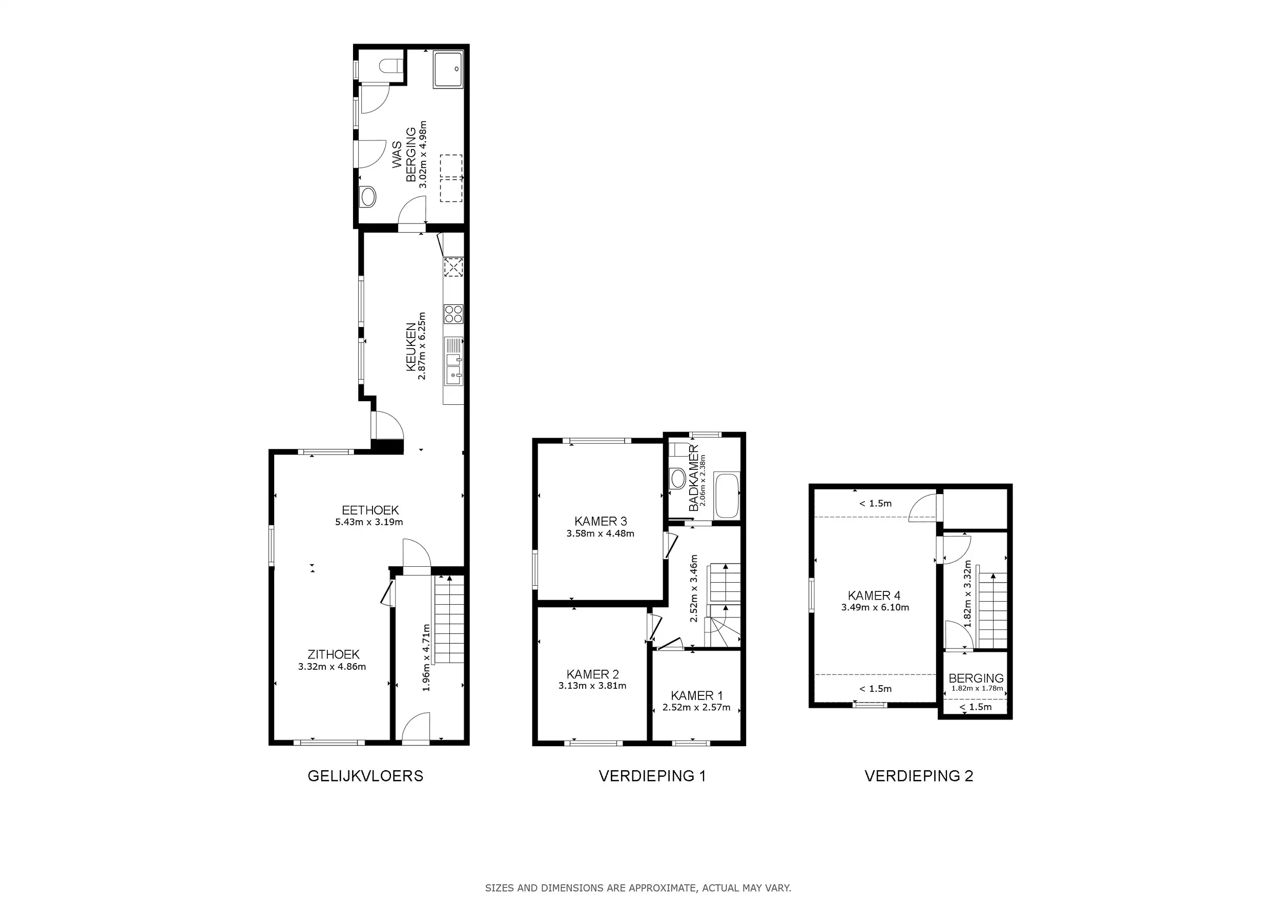 Ruime gezinswoning met 4 slpk, zonnepanelen & zonnige tuin foto 19