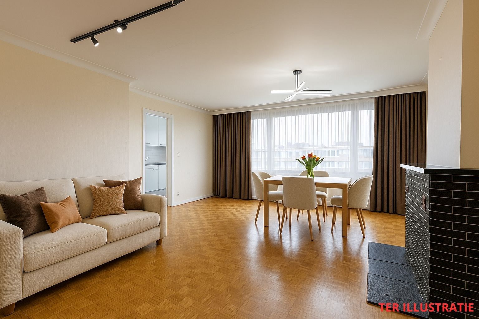Starters-2-slaapkamer appartement met terras! foto {{pictureIndex}}