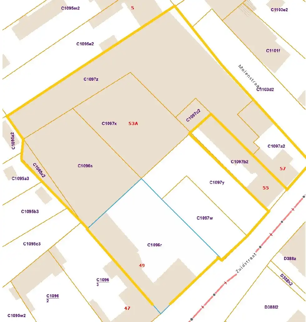 Projectgrond voor een prachtig residentieel woonerf te Ichtegem. Grondopp.: 3.961m² foto 2