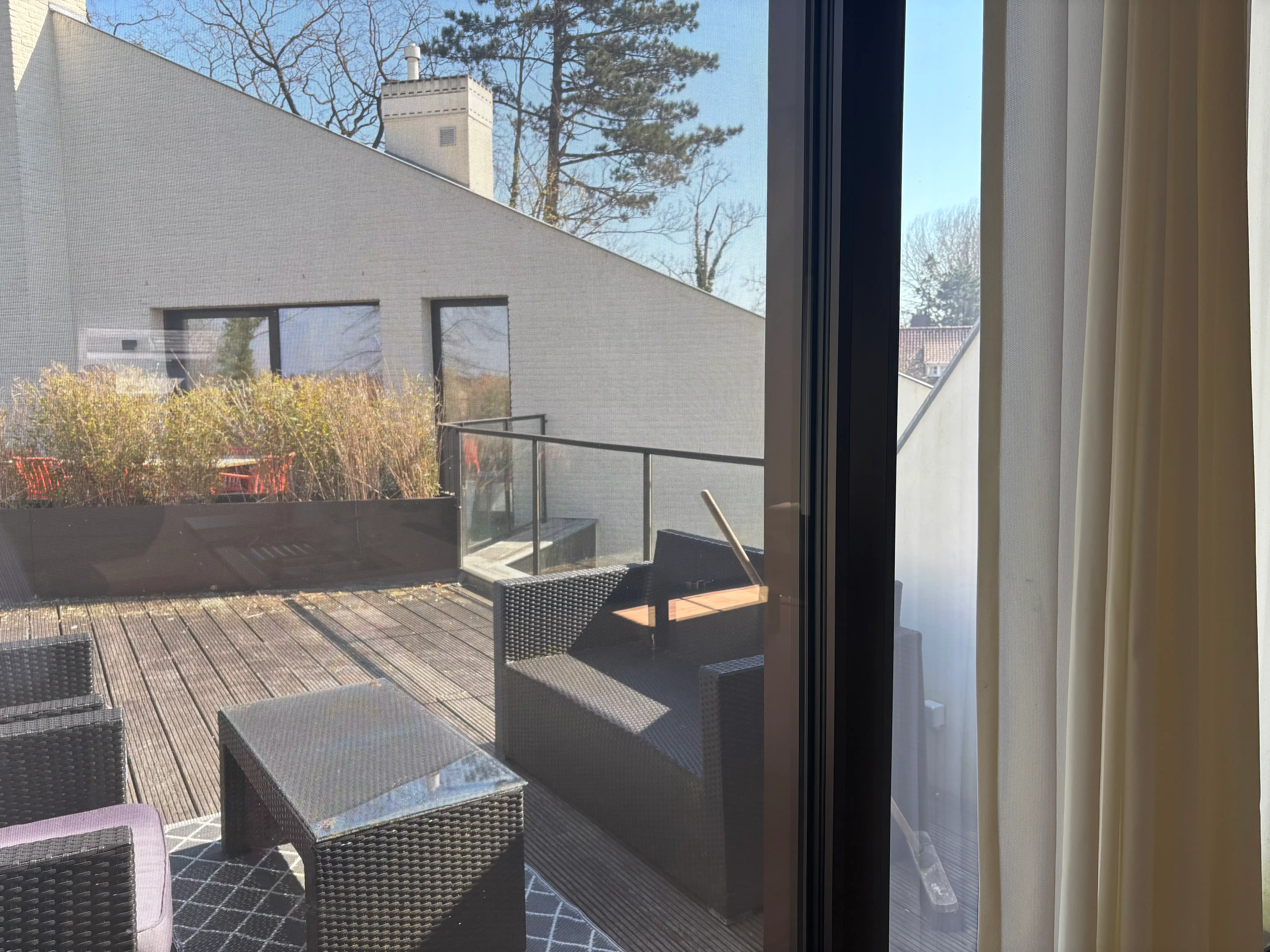 TE HUUR moderne penthouse met ruim terras  in Olsene foto 6