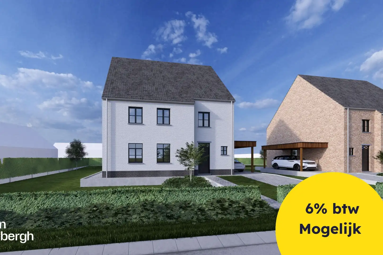 Exclusieve landelijke nieuwbouwvilla op topligging nabij strand te Westende foto {{pictureIndex}}