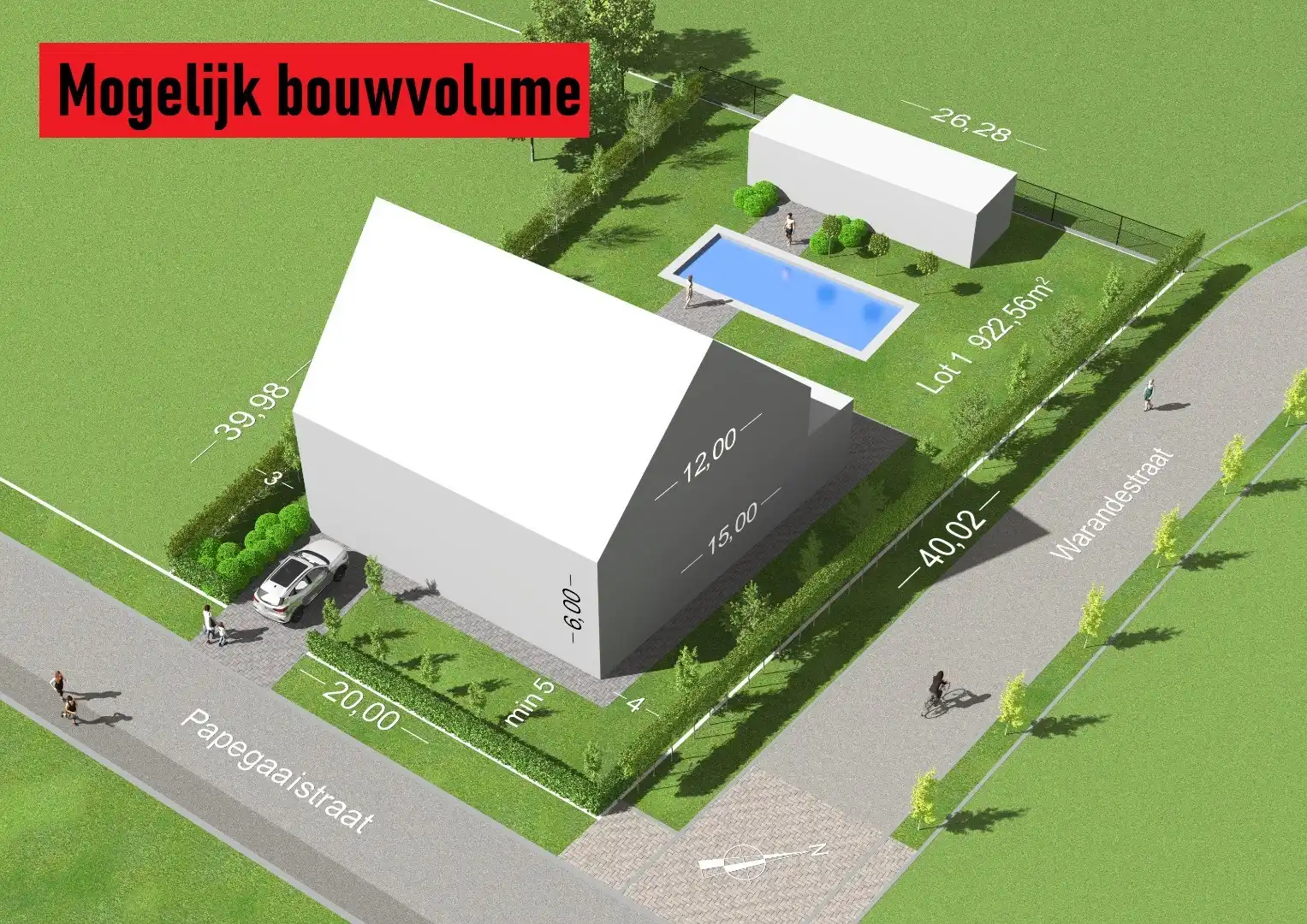 RUIM PERCEEL BOUWGROND 936 m² MET DIVERSE MOGELIJKHEDEN  foto 8