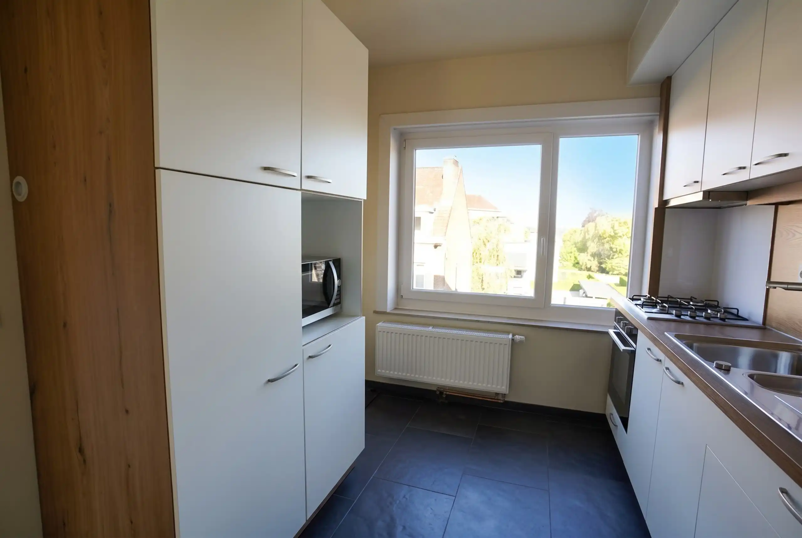 Vernieuwd appartement met garage en terras foto 3