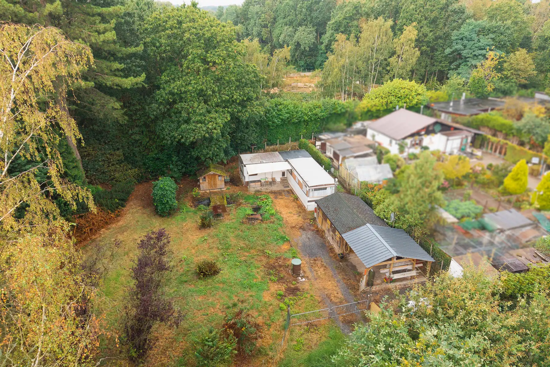 Ruim perceel van 10 are in groene omgeving foto 12