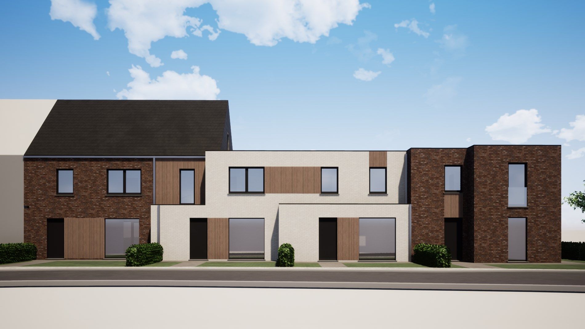 Ruime nieuwbouwwoningen met uitweg op centrale ligging te Eernegem foto 5
