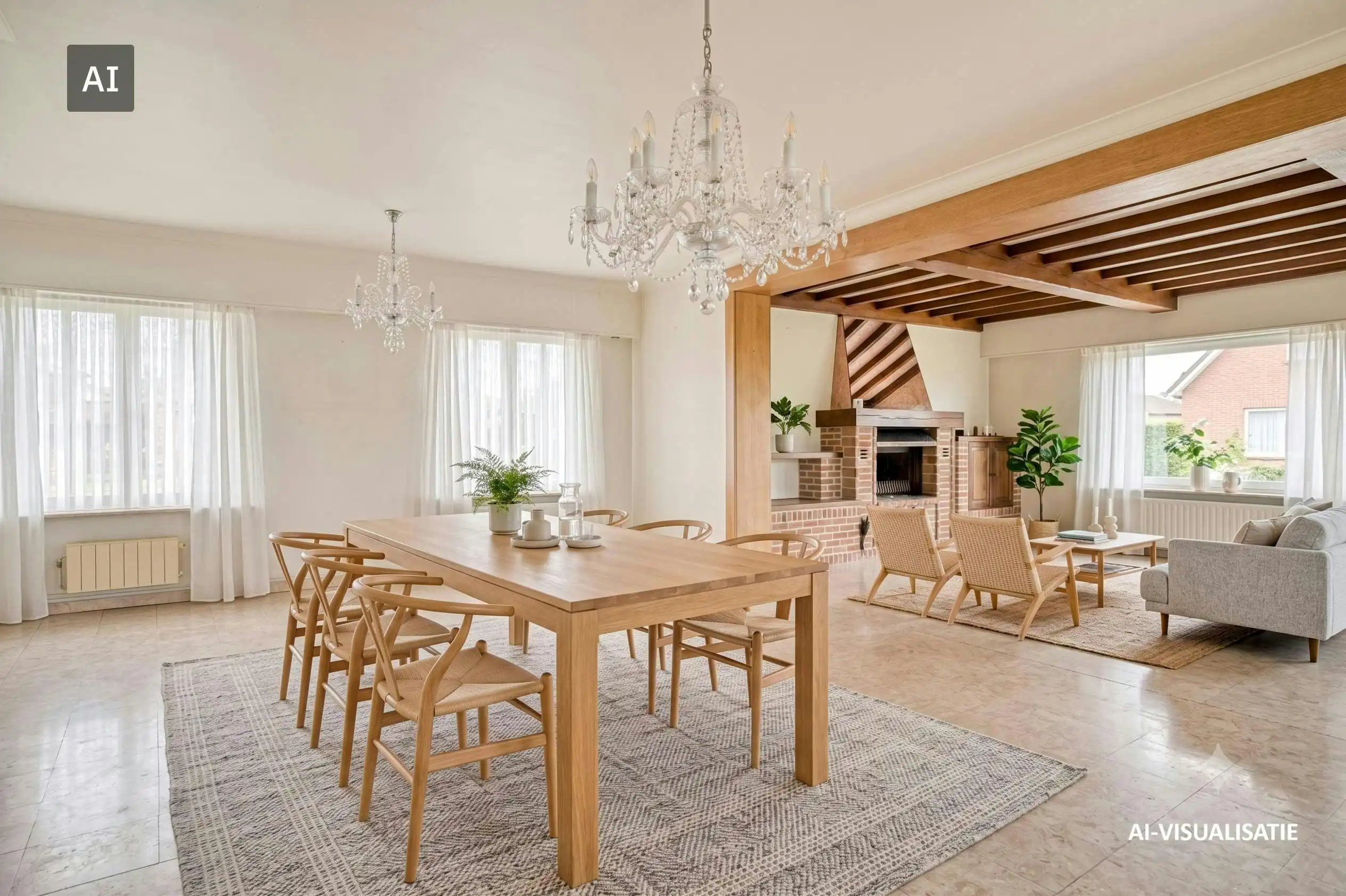 Huis met 3 slaapkamers op 2.287 m² grond te koop in Ursel!  foto 3