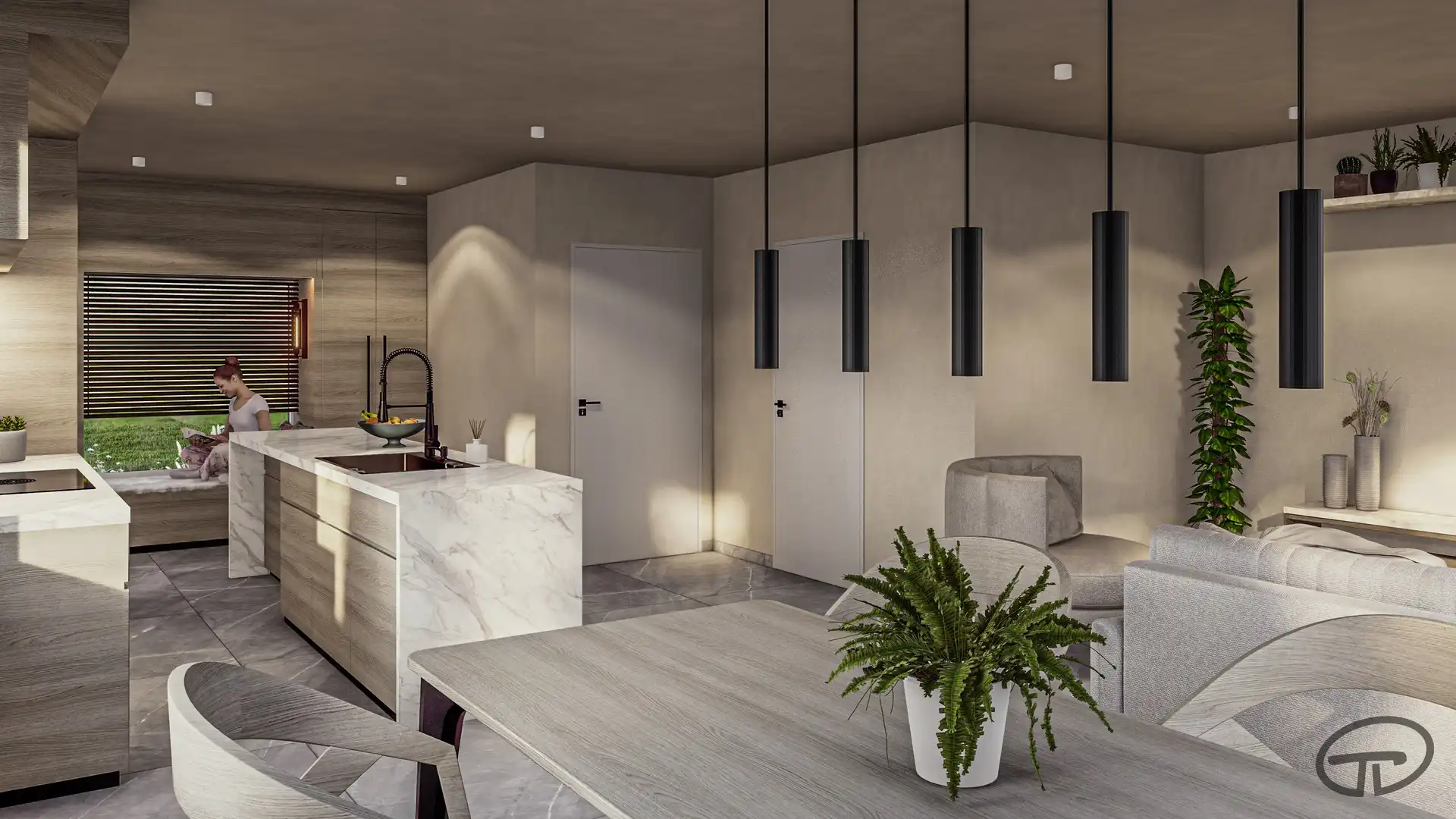 (4-6slpks) Urban villa in groene omgeving foto 15