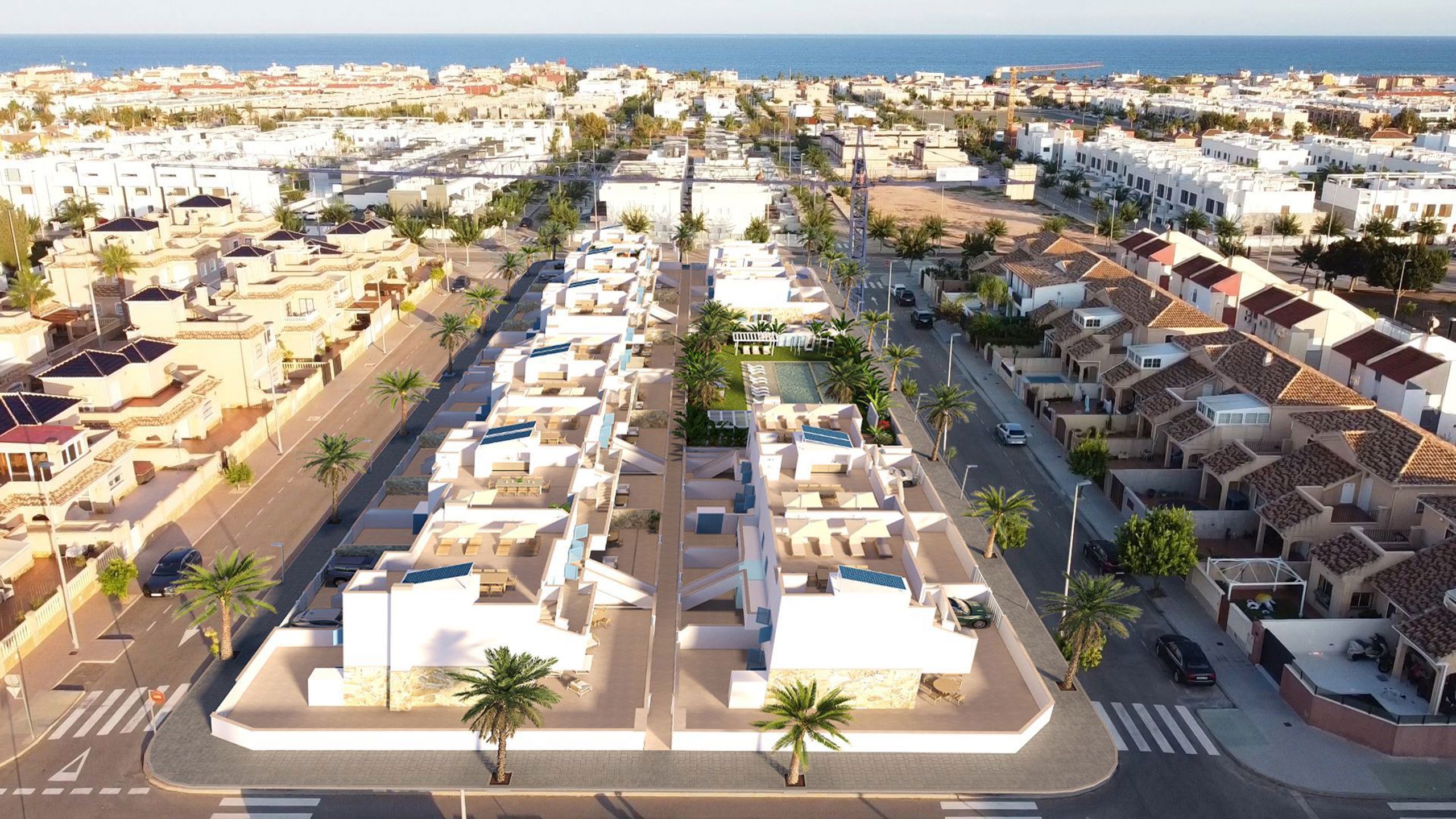 SPANJE - Appartementen Ibiza-stijl 1km van strand, zee. foto {{pictureIndex}}