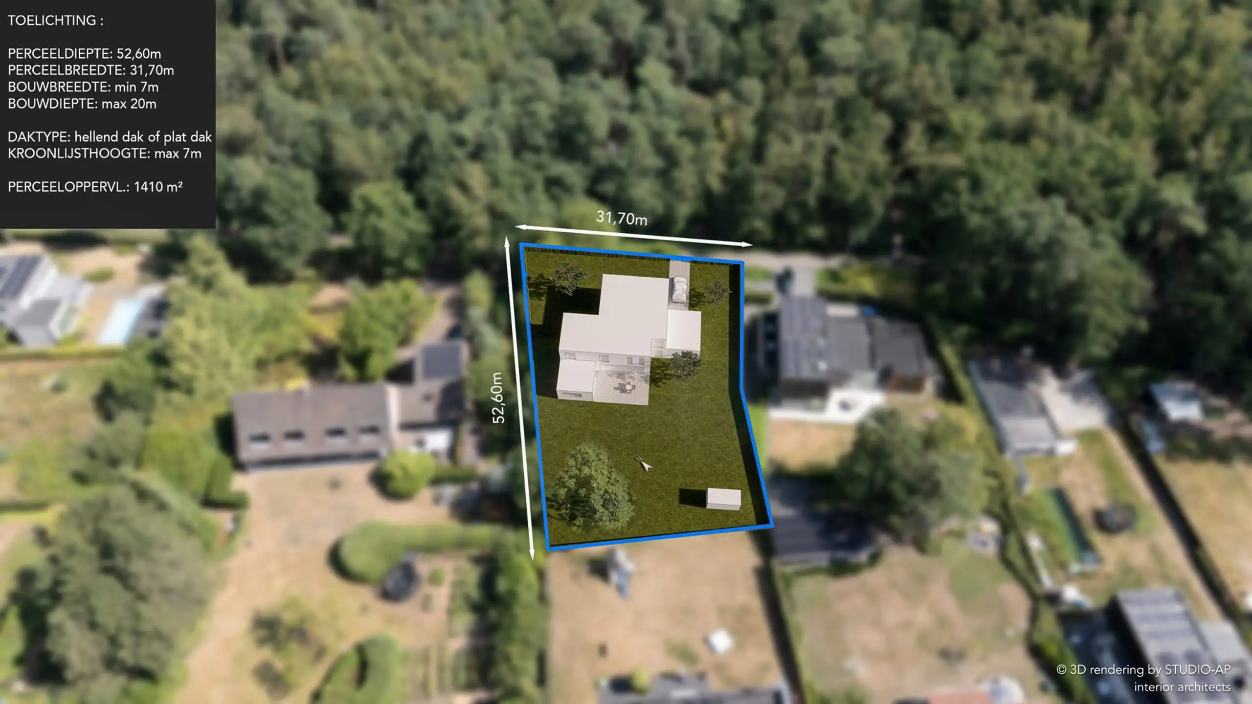 Bouwgrond te koop in een rustige villawijk te Malle foto 2