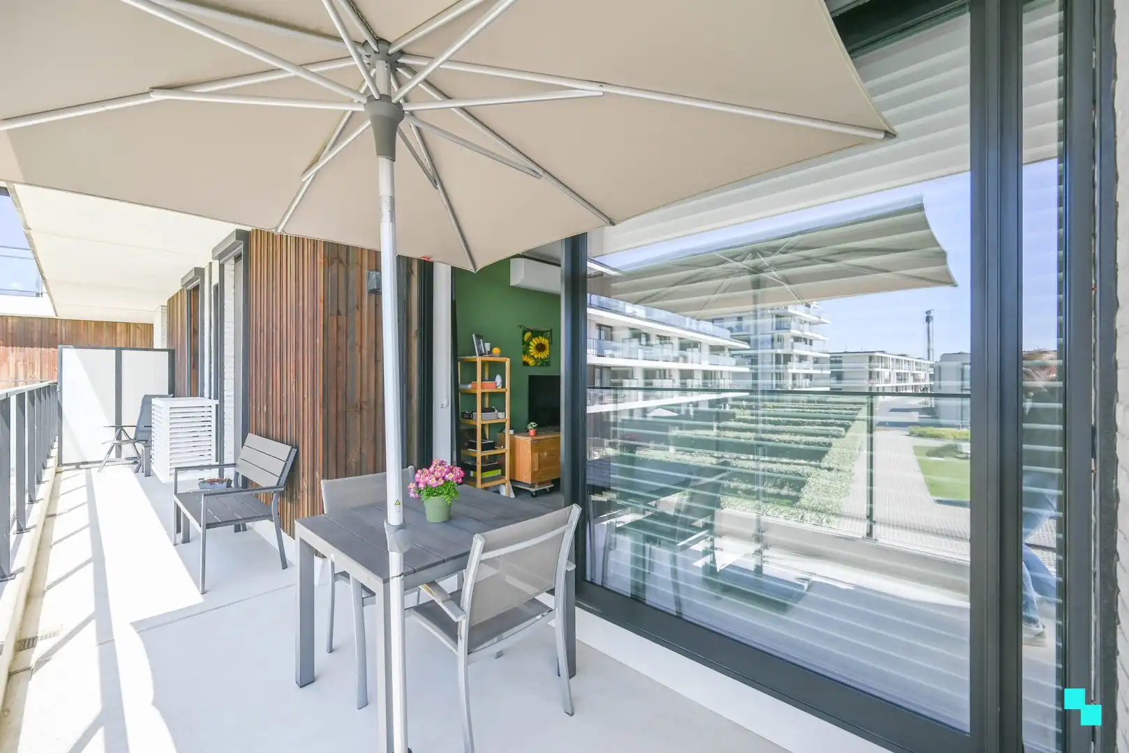 Tweeslaapkamerappartement aan de nieuwe Leieboorden foto 4